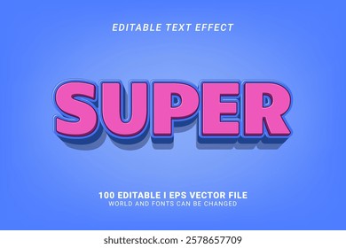 Super Editable Text Effect Design