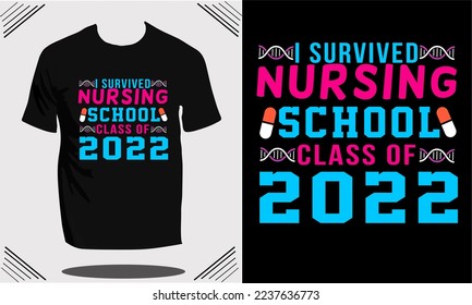 Super Exclusive Print ready nurse t shirt design or vector for boys and girls. 