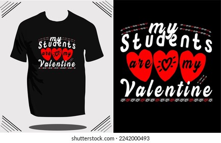 Super Exclusive Valentine t shirt design or vector and t shirt design template for boys and girls 