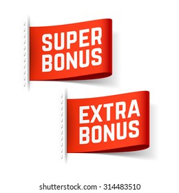 Super and extra bonus labels