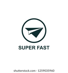 super fast logo template