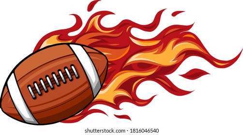 super fast rugby ball that has a red color.