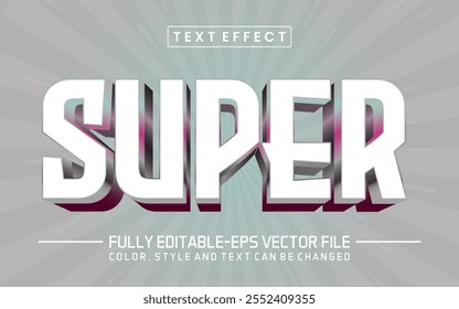 Super font Text effect editable	