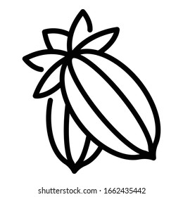 Super fruit icon. Outline super fruit vector icon for web design isolated on white background