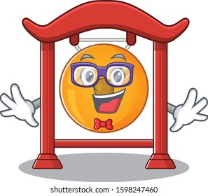 Super Funny Geek chinese gong Scroll cartoon character design