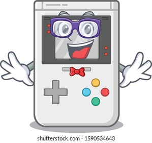 Super Funny Geek handheld game Scroll cartoon character design