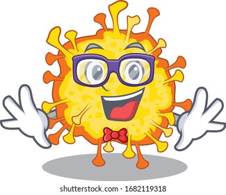 Super Funny Geek minacovirus cartoon character design