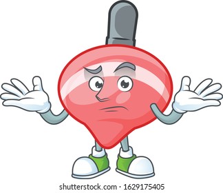 Super Funny Grinning chinese red tops toy mascot cartoon style