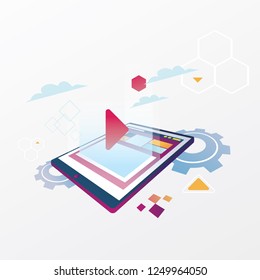 Super Gadget Tech Accessing Media