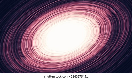 Super Giant Black hole on Galaxy background with Milky Way spiral,Universe and starry concept design,vector