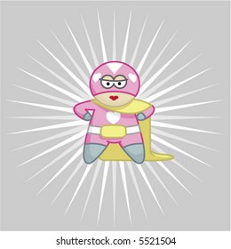 Super girl illustration