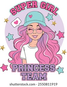 super girl princess team star