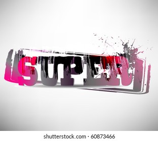 SUPER Grunge Text