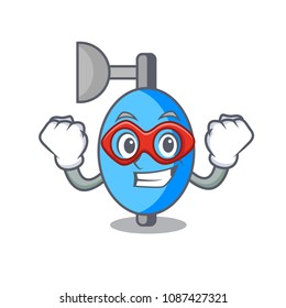 Super hero ambu bag character cartoon