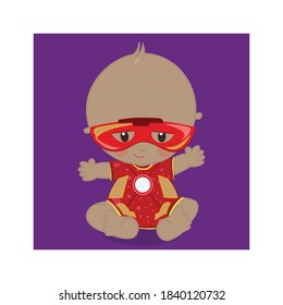 super hero baby design vector illustration