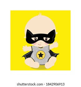 super hero baby design vector illustration
