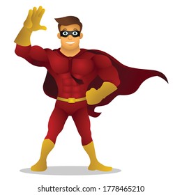 Vector de la ilustración del paquete de cuerpos de superhéroes