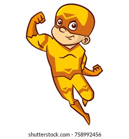 Superhero Boy Cartoon Character Stock Vector (Royalty Free) 763435516