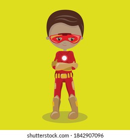 super hero boy design vector illustration