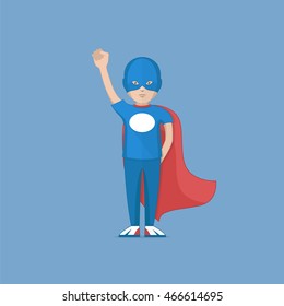 Super hero boy man