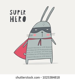 Super hero Bunny