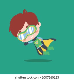 Super hero Cartoon Illustration