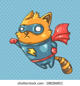 super hero cat