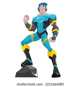 diseño de ilustración vectorial de personajes de super héroe