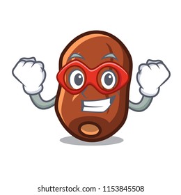 Super hero dates fruit character cartoon