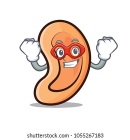 Super hero Ear character cartoon style
