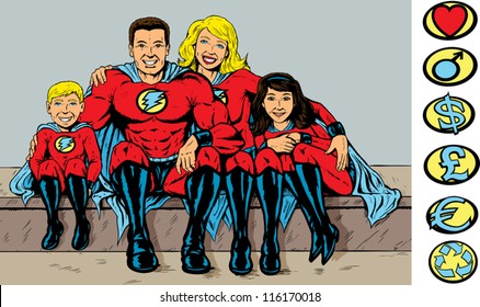 Super hero family