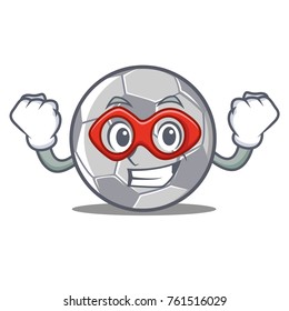 Super hero football character cartoon style