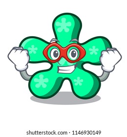 Super hero free form character cartoon