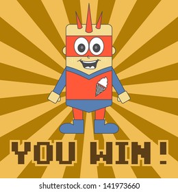 super hero game cartoon ice cream guy