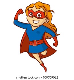 315 Super girl blond hair cartoon Images, Stock Photos & Vectors ...