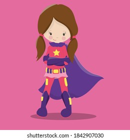 super hero girl design vector illustration