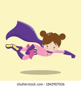 super hero girl design vector illustration