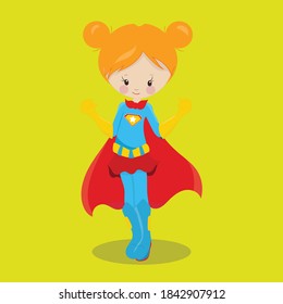 super hero girl design vector illustration