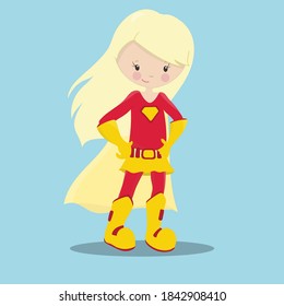 super hero girl design vector illustration