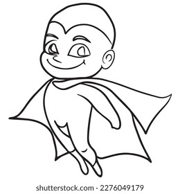 diseño gráfico super héroe ilustración vectorial, dibujo de tatuajes artísticos, dibujo a mano, uso de impresión