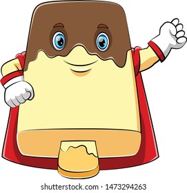 super hero ice cream cartoon character