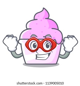 Super hero ice cream paper cup character cartoon