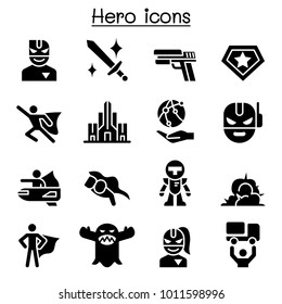 Super Hero Icon Set 