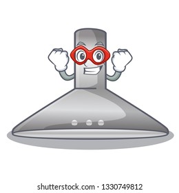 Super hero kichen hood in the mascot shape