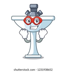 Super hero kitchen sink on stely modern character