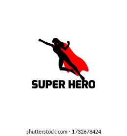 Super Hero Logo Design Vector Template