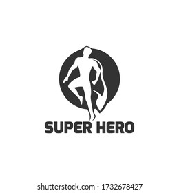 Super Hero Logo Design Vector Template