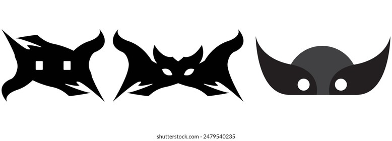 super hero mask icon vector illustration.