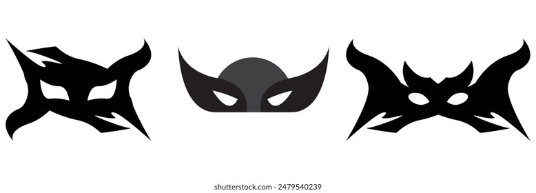 super hero mask icon vector illustration.