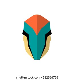 Super hero masks in flat style. Big cartoon superhero. Vector eps10